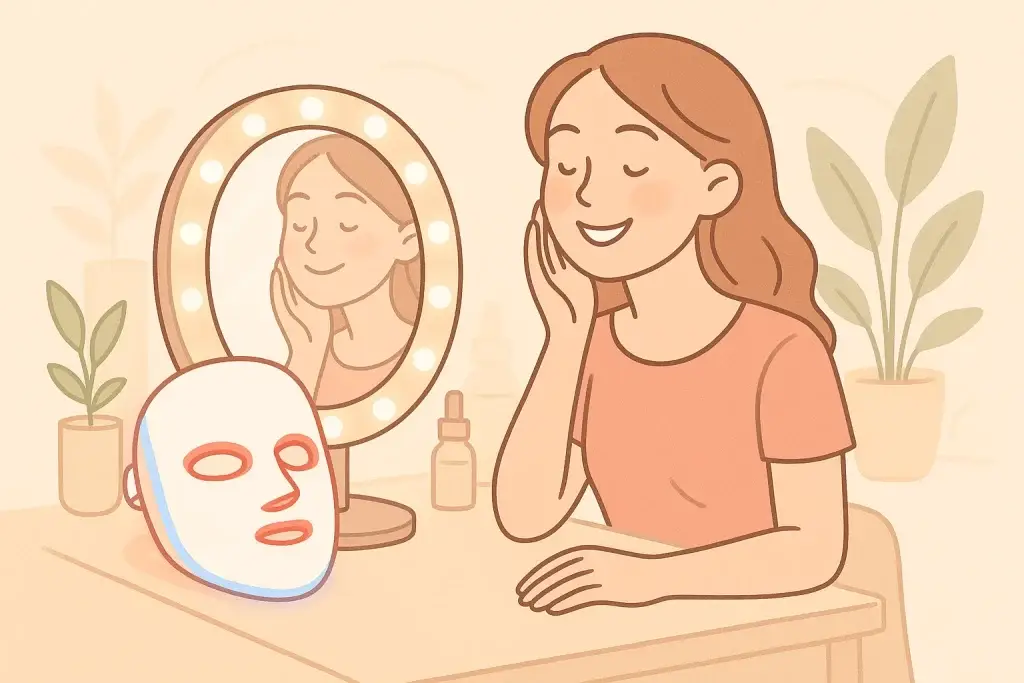 Masque led efficacité