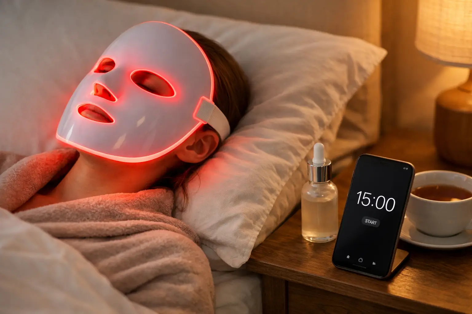 combien de temps masque led